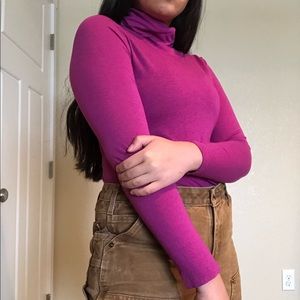 Vintage Old Navy Magenta Turtleneck Long Sleeve 💖